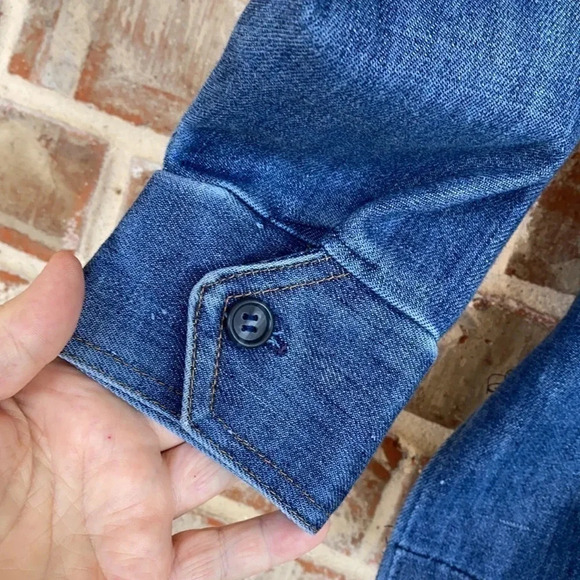 Vintage Denim Jacket With Patches - Picture 2 of 16